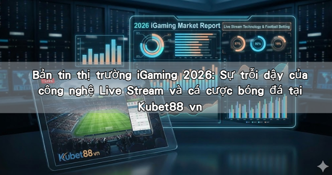 Bản tin thị trường iGaming 2026: Sự trỗi dậy của công nghệ Live Stream và cá cược bóng đá tại Kubet88 vn