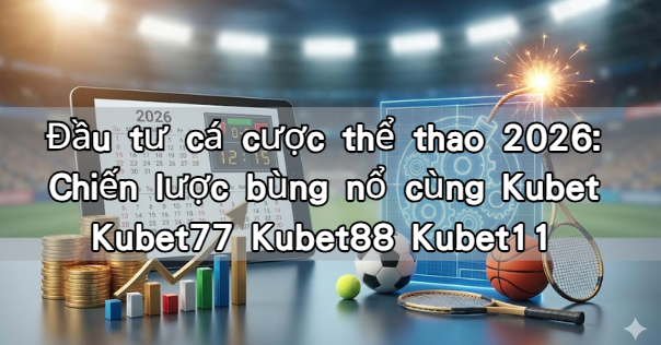 Đầu tư cá cược thể thao 2026: Chiến lược bùng nổ cùng Kubet Kubet77 Kubet88 Kubet11