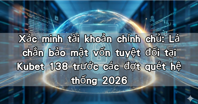 Xác minh tài khoản chính chủ: Lá chắn bảo mật vốn tuyệt đối tại Kubet 138 trước các đợt quét hệ thống 2026